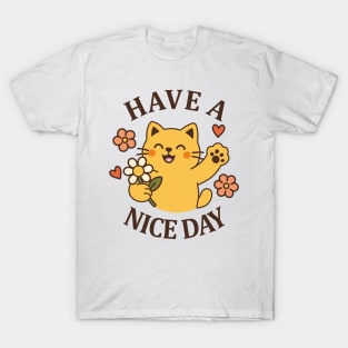 Sweet Kitty with a Bloom T-Shirt